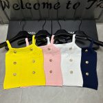 Balmain Gold Tank Top