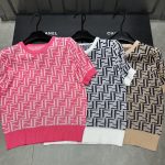 Fendi Jacquard Short Sleeves