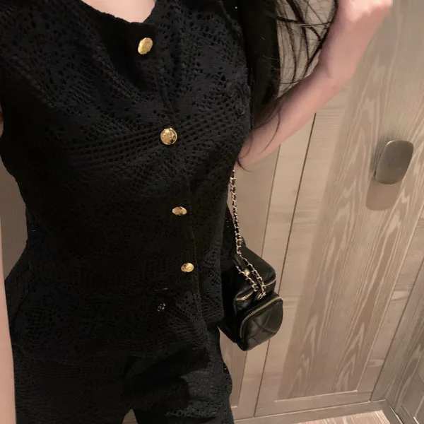 Celine Gold Trousers