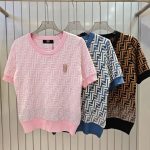 Fendi Jacquard Short-Sleeved Shirt