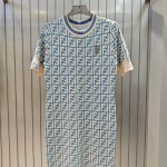 Fendi Jacquard Short-Sleeved Shirt