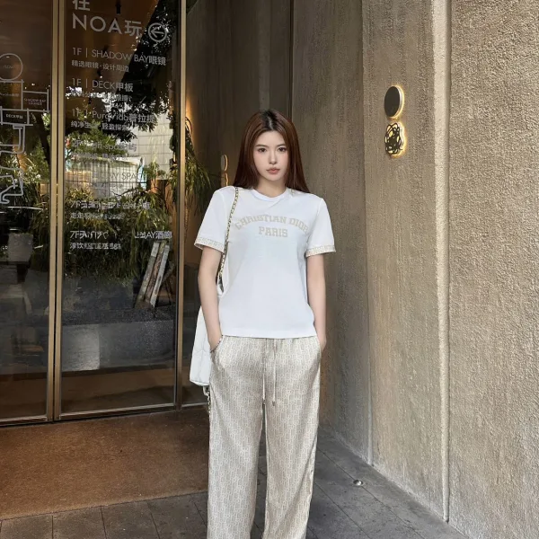 Dior Printed Fabric Short-Sleeved Shirts