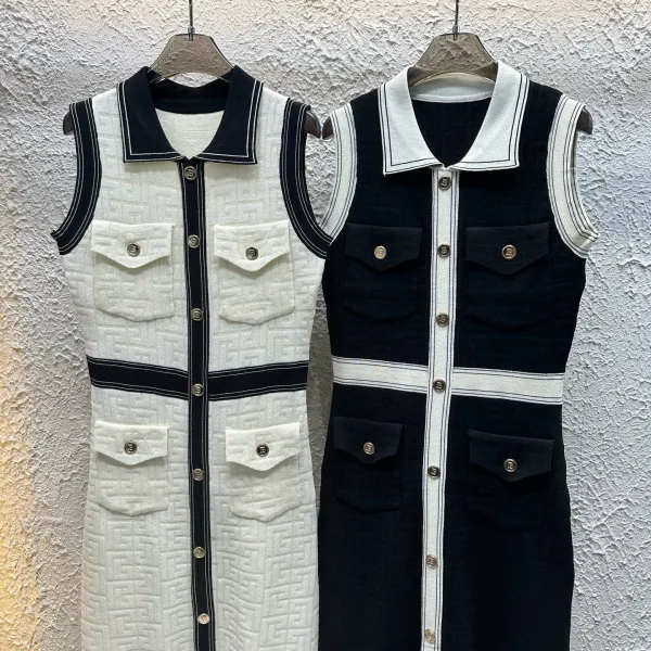 Balmain Gold Sleeveless