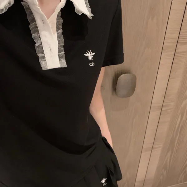 Dior Lace Short-Sleeved Shirt