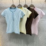 Fendi Jacquard Short Sleeves