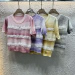 Chanel Lace Short Sleeves