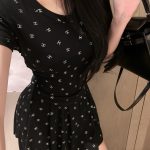 Chanel Silver Short-Sleeved Shirt