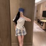 Burberry Plaid Short-Sleeved Shirts