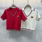 Celine Leather Short Sleeves