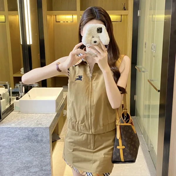 Burberry Plaid Vest