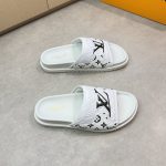 Louis Vuitton Calfskin Slippers