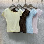 Fendi Jacquard Short Sleeves