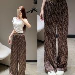 Fendi Acetate Trousers For Summer