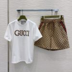 Gucci Jacquard Short-Sleeved Shirts