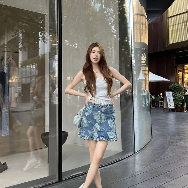 Fendi Cotton Short Skirt