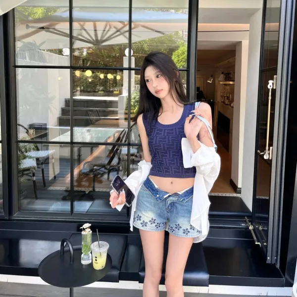 Chanel Denim Shorts