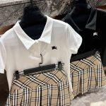 Burberry Plaid Short-Sleeved Shirt