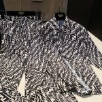 Fendi Stone Long-Sleeved Shirts