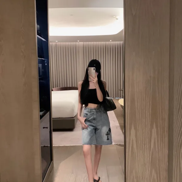 Chrome Hearts Denim Shorts