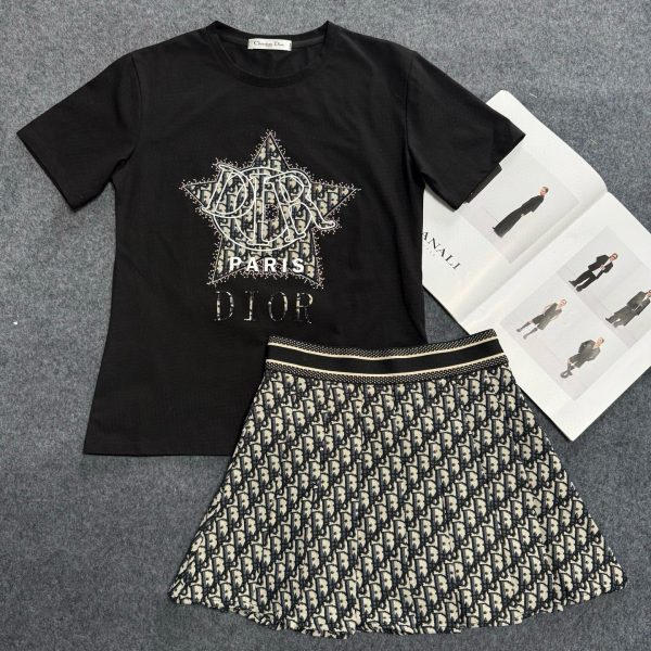 Dior Jacquard Short-Sleeved Shirts