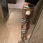 Burberry Leather Trousers