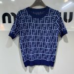 Fendi Jacquard Short Sleeves