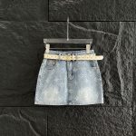 Louis Vuitton Denim Short Skirt
