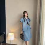 Dior Denim Midi Skirt For Summer