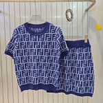 Fendi Jacquard Short-Sleeved Shirt