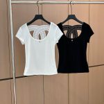 Chanel Lace Short-Sleeved T-Shirt