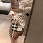 Burberry Leather Shorts