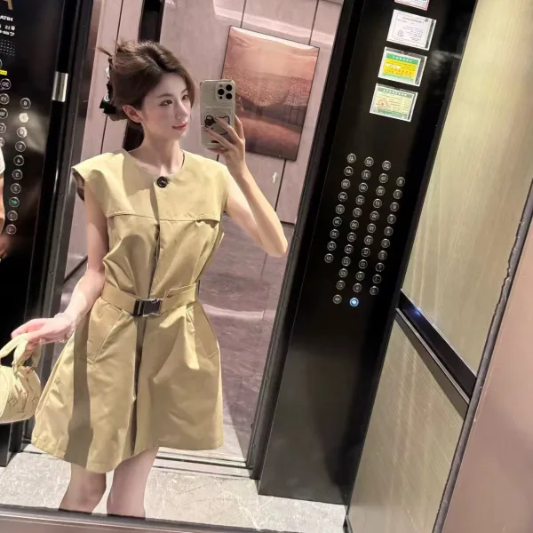 Burberry Sleeveless Dress For Summer