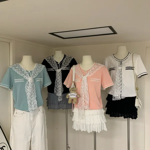 Chanel Jacquard Short Sleeves