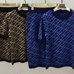 Fendi Jacquard Short-Sleeved Shirt