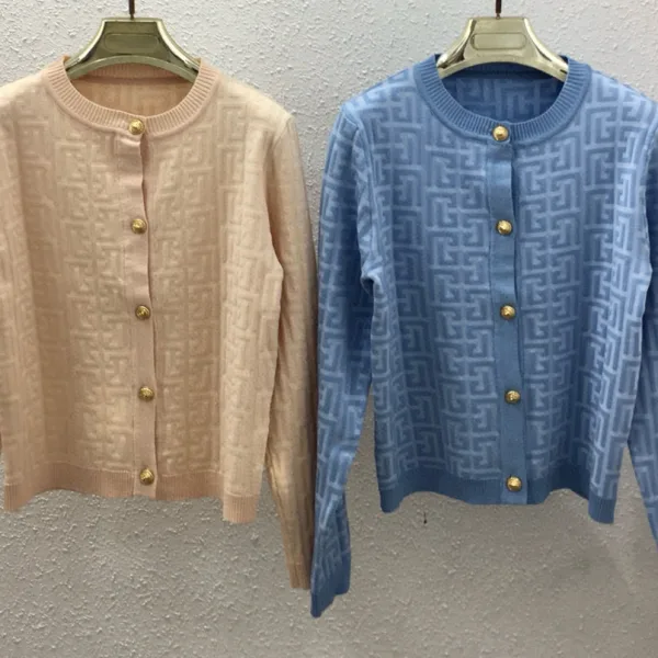 Balmain Gold Cardigan