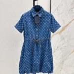 Louis Vuitton Denim Short-Sleeved Shirts