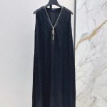 Louis Vuitton Jacquard Sleeveless Dress