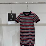 Gucci Jacquard Short-Sleeved Top