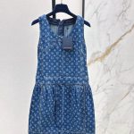 Louis Vuitton Denim Sleeveless Dress
