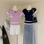 Chanel Lace Short Sleeves