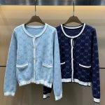 Gucci Jacquard Long-Sleeved Cardigan