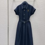 Louis Vuitton Denim Short-Sleeved Shirts