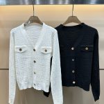 Balmain Gold Long-Sleeved Cardigan