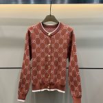 Gucci Gold Long-Sleeved Cardigan