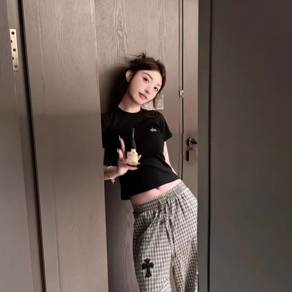 Chrome Hearts Plaid Casual Pants
