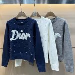 Dior Lace Long-Sleeved Sweater