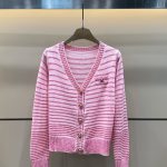 Celine Gold Long-Sleeved Cardigan