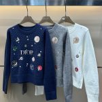 Dior Stone Long-Sleeved Sweater