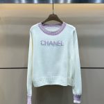 Chanel Jacquard Long-Sleeved Sweater
