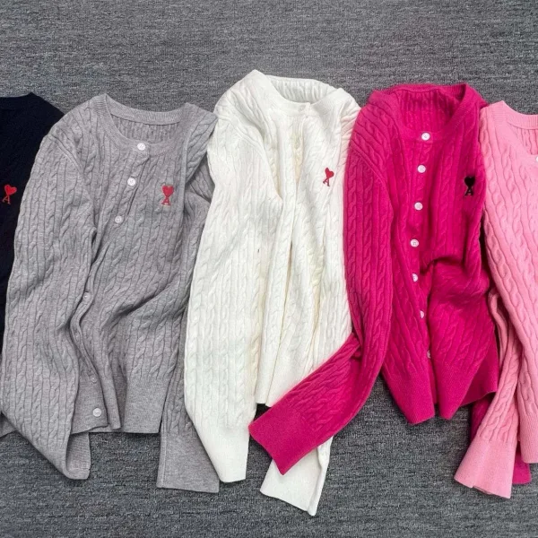 Ami Long-Sleeved Cardigan
